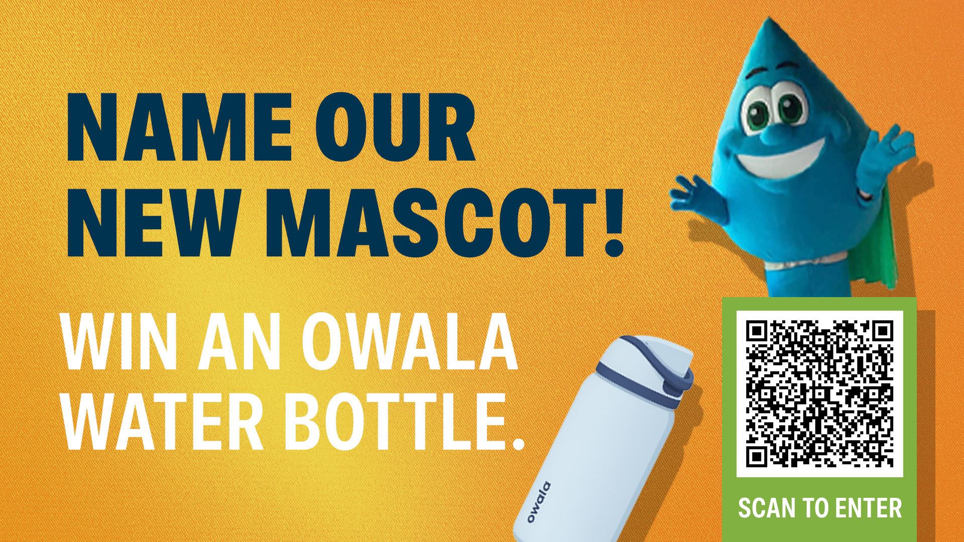 Name our new Water Drop mascot Graphic